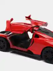 Красный металлическая коллекционная машинка McLaren Senna