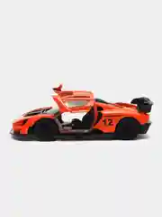 Оранжевый металлическая коллекционная машинка McLaren Senna