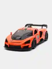Оранжевый металлическая коллекционная машинка McLaren Senna