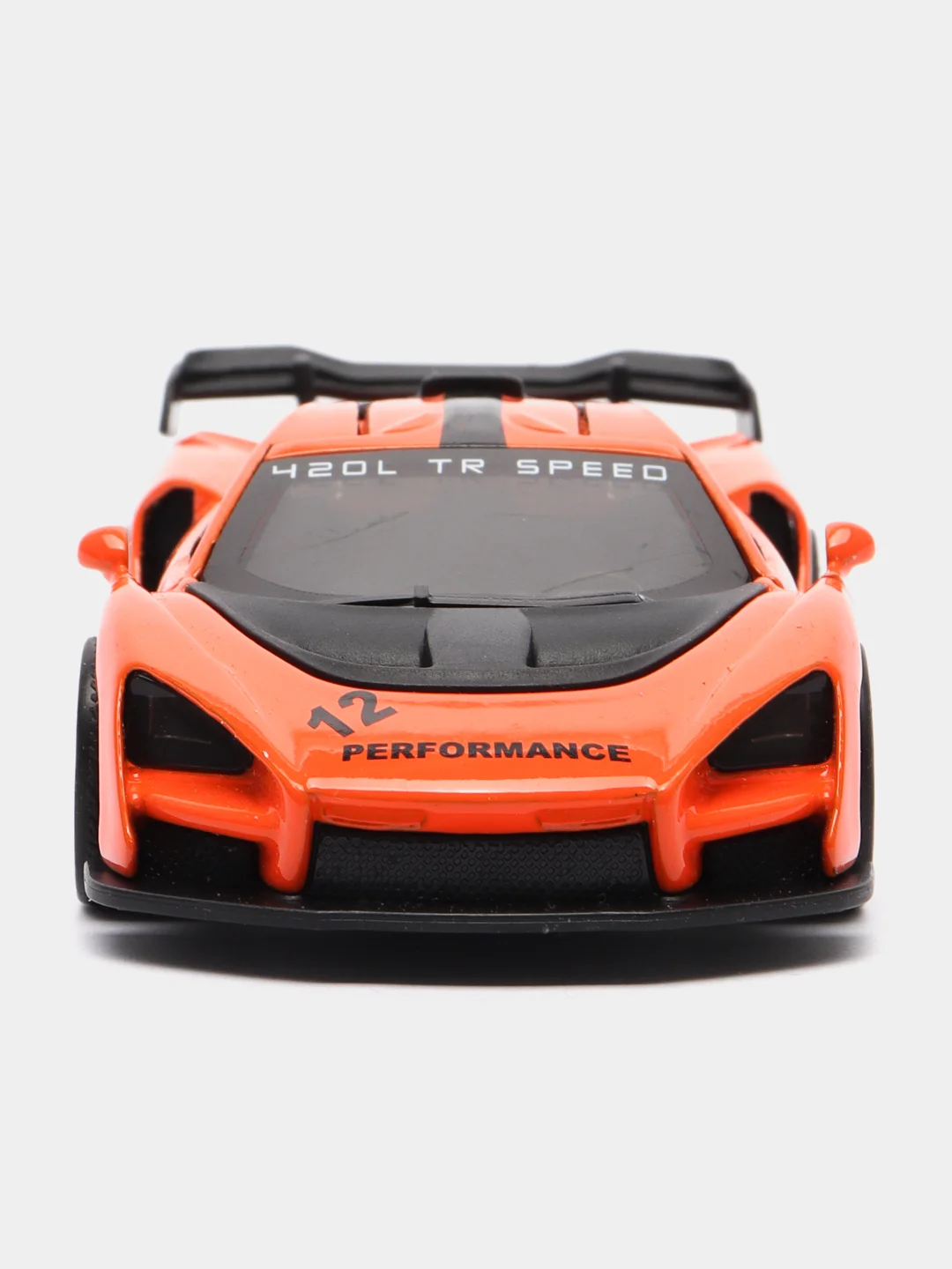 Оранжевый металлическая коллекционная машинка McLaren Senna