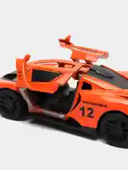 Оранжевый металлическая коллекционная машинка McLaren Senna