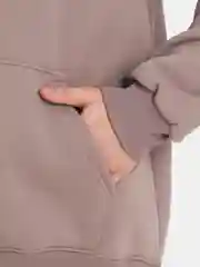 Бежевый костюм спортивный мужской, с логотипом, на флисе
