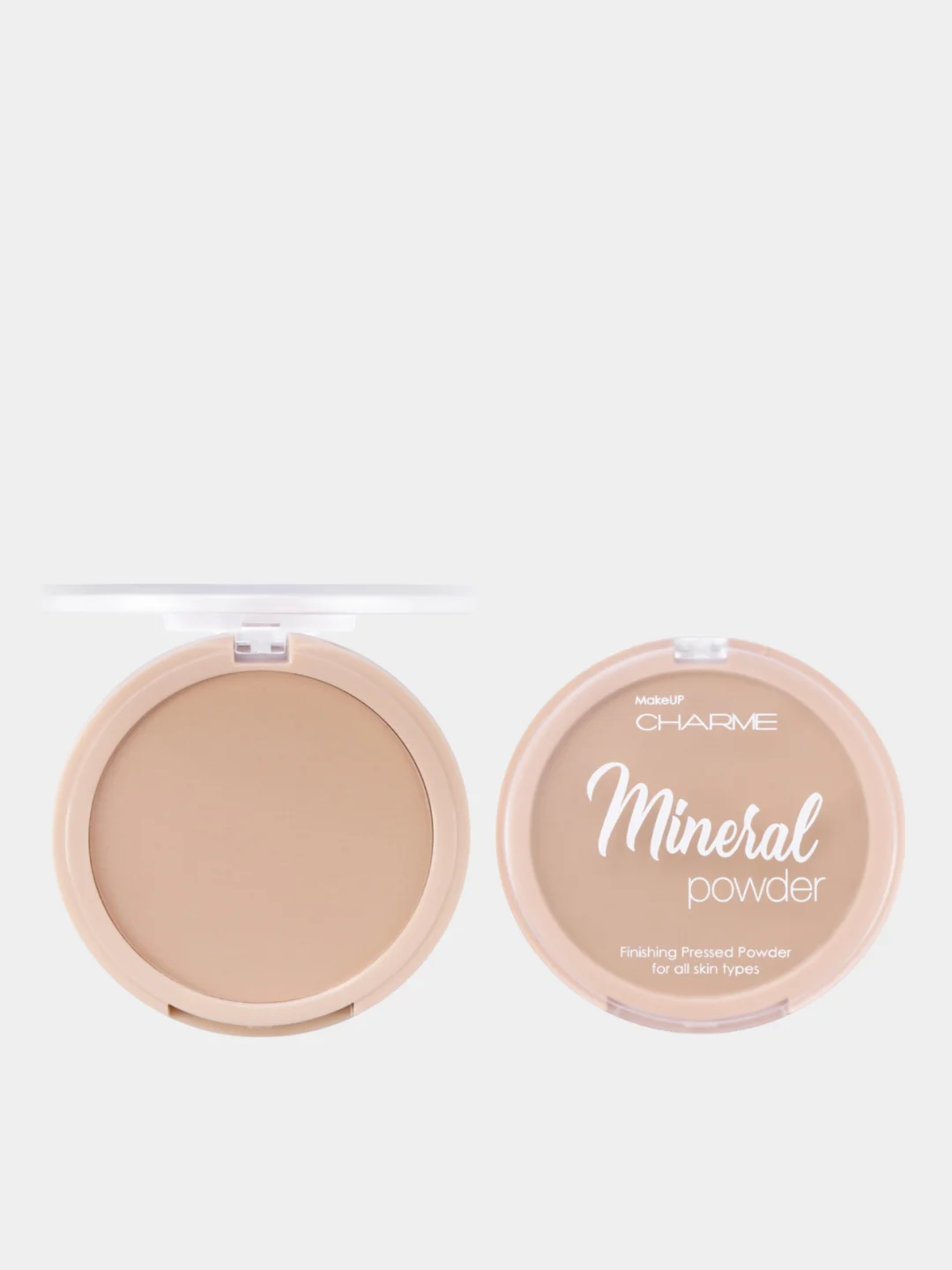 Бежевый пудра компактная для лица Charme Mineral SPF 10