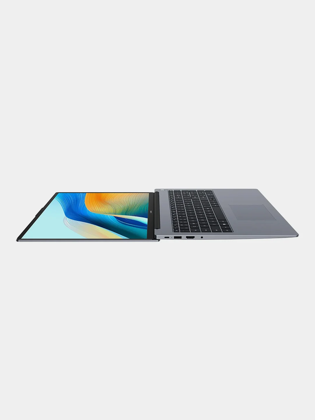 Серый ноутбук 16" Huawei MateBook D16 2024, Core i5 12450H, 16+512Gb, Intel UHD, W11H (53013WXF)