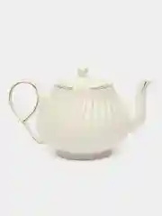 Белый заварочный чайник Lavenir 1 л фарфоровый