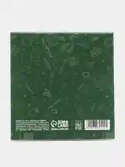 Тёмно-зелёный блокнот, 10*10, 16 листов. Наборы по 1,5,10,15,25 штук