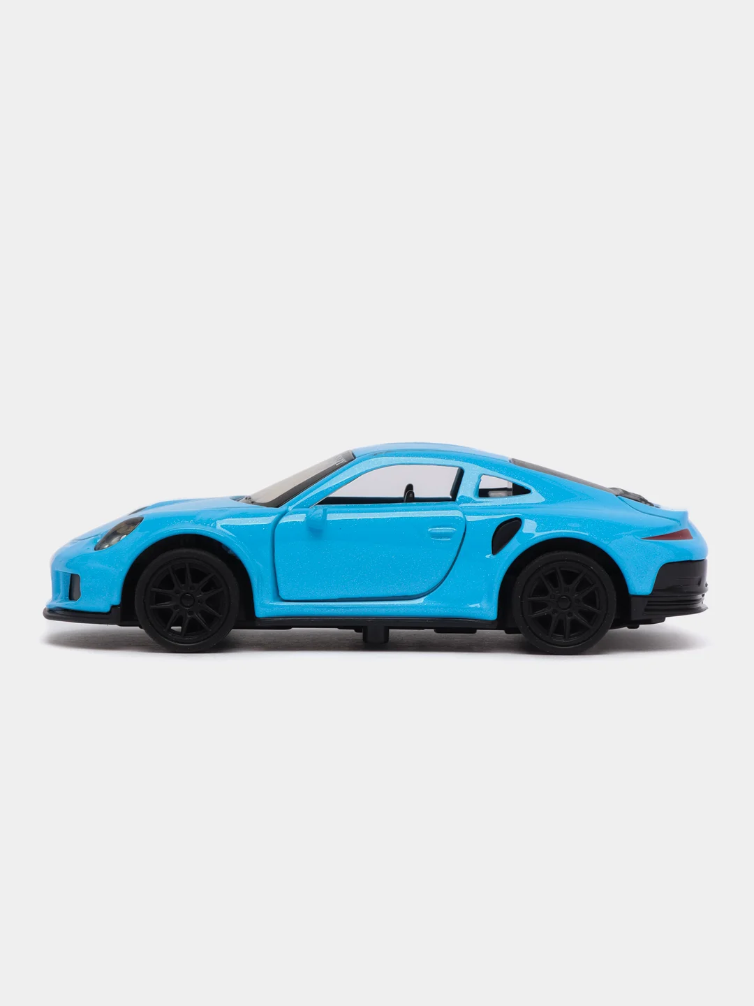 Голубой металлическая коллекционная машинка Porsche 911
