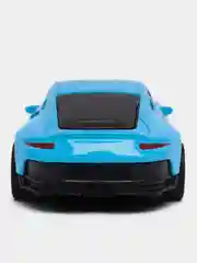 Голубой металлическая коллекционная машинка Porsche 911
