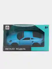 Голубой металлическая коллекционная машинка Porsche 911