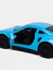Голубой металлическая коллекционная машинка Porsche 911
