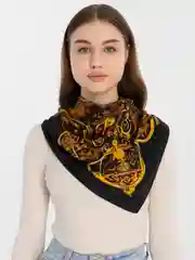 Черный платок женский