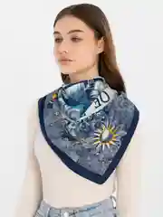 Морской платок женский
