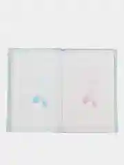 Голубой блокнот k-pop BTS в подарочной коробке с замком