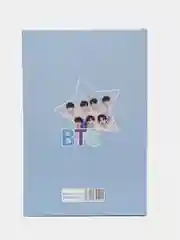 Голубой блокнот k-pop BTS в подарочной коробке с замком