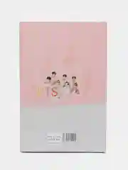 Розовый блокнот k-pop BTS в подарочной коробке с замком