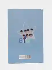 Розовый блокнот k-pop BTS в подарочной коробке с замком