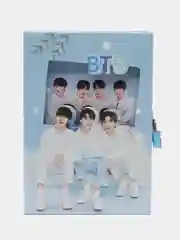 Синий блокнот k-pop BTS в подарочной коробке с замком