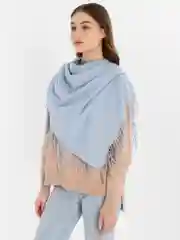 Ледяной шарф шерстяной