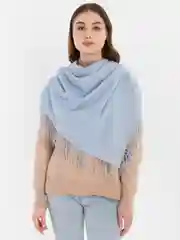 Ледяной шарф шерстяной