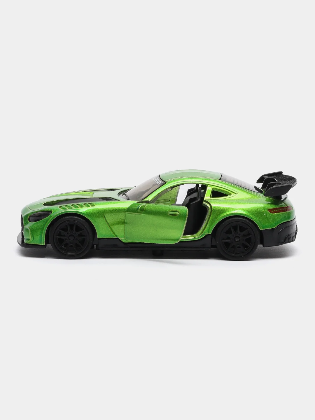 Зеленый металлическая коллекционная машинка Mercedes AMG- GT