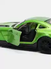 Зеленый металлическая коллекционная машинка Mercedes AMG- GT