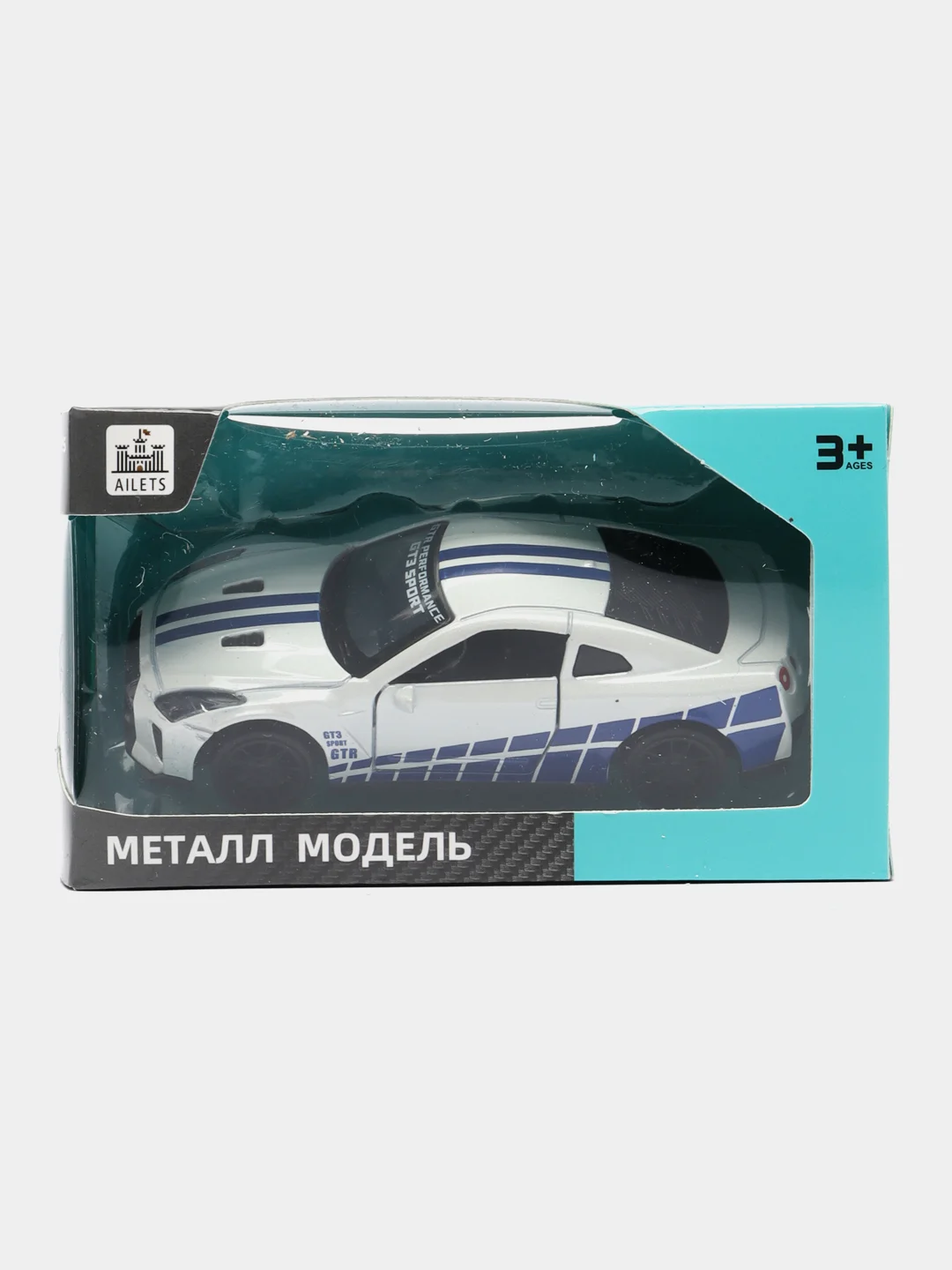 Ледяной металлическая коллекционная машинка Nissan GT-R