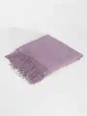 Розовый шарф шерстяной
