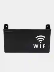 Черный полка настенная для Wi Fi роутера,ящик-короб для WI-FI,кронштейн для роутера