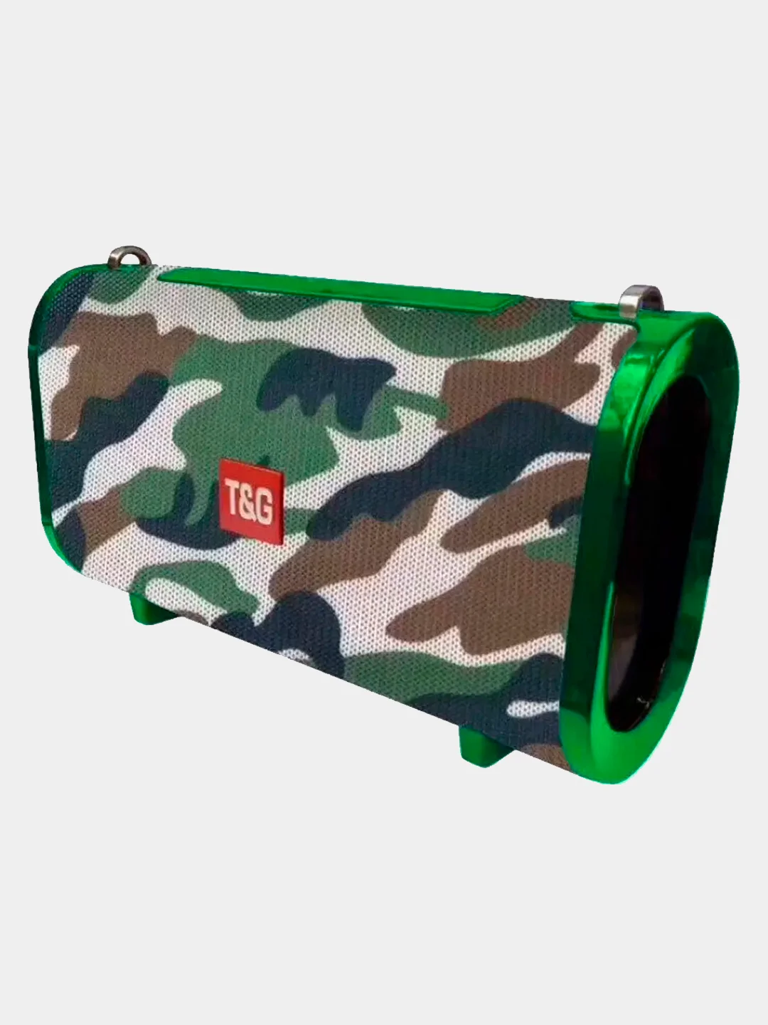 Хаки портативная Bluetooth колонка TG 123, с радио, беспроводная блютуз колонка
