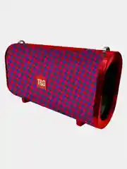 Аметистовый портативная Bluetooth колонка TG 123, с радио, беспроводная блютуз колонка