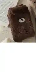 Коричневый носки теплые махровые милые