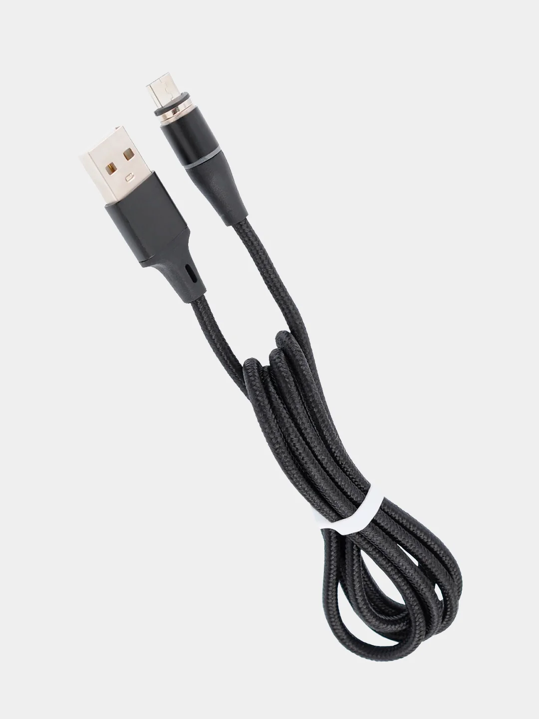 Черный кабель Micro USB / Lightning / Type-C, для зарядки телефона