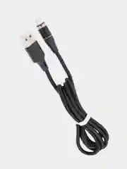 Черный кабель Micro USB / Lightning / Type-C, для зарядки телефона