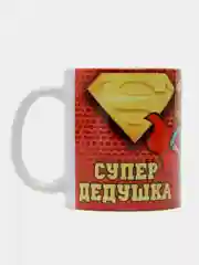 Красный кружка с принтом для мужчин