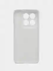 Белый чехол для Xiaomi 14 Pro ( сяоми 14 про ) силиконовый , с защитой камеры