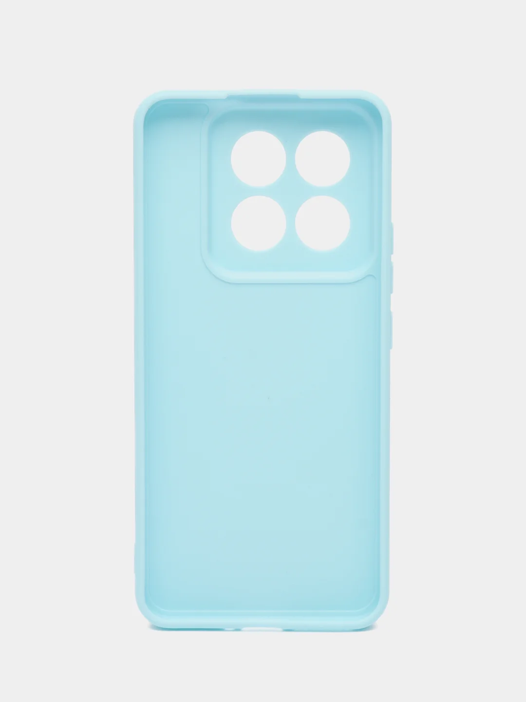 Белый чехол для Xiaomi 14 Pro ( сяоми 14 про ) силиконовый , с защитой камеры