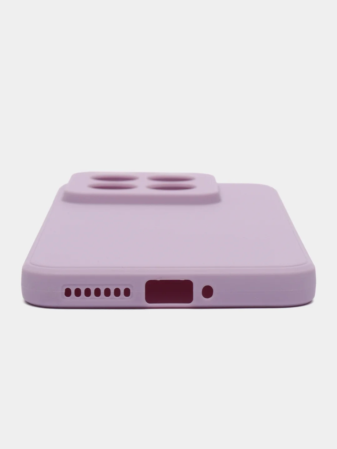 Лавандовый чехол для Xiaomi 14 Pro ( сяоми 14 про ) силиконовый , с защитой камеры