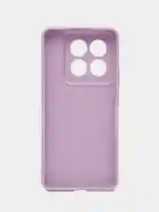 Лавандовый чехол для Xiaomi 14 Pro ( сяоми 14 про ) силиконовый , с защитой камеры
