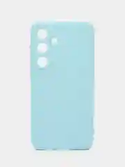 Голубой чехол для Samsung Galaxy S24 5G ( Самсунг С24 ) силиконовый