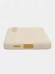 Молочный чехол для Samsung Galaxy S24 5G ( Самсунг С24 ) силиконовый
