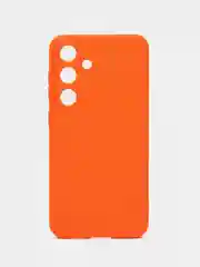 Оранжевый чехол для Samsung Galaxy S24 5G ( Самсунг С24 ) силиконовый