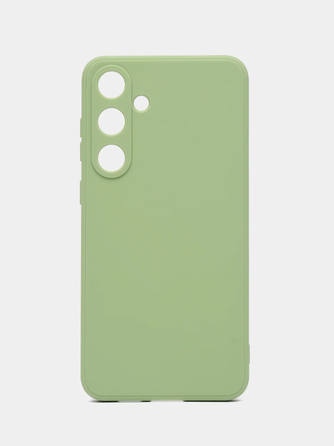 Зеленый чехол для Samsung Galaxy S24 Plus 5G ( Самсунг С24 Плюс )силиконовый ,