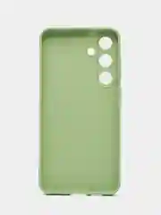 Зеленый чехол для Samsung Galaxy S24 Plus 5G ( Самсунг С24 Плюс )силиконовый ,