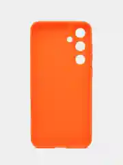 Оранжевый чехол для Samsung Galaxy S24 Plus 5G ( Самсунг С24 Плюс )силиконовый ,
