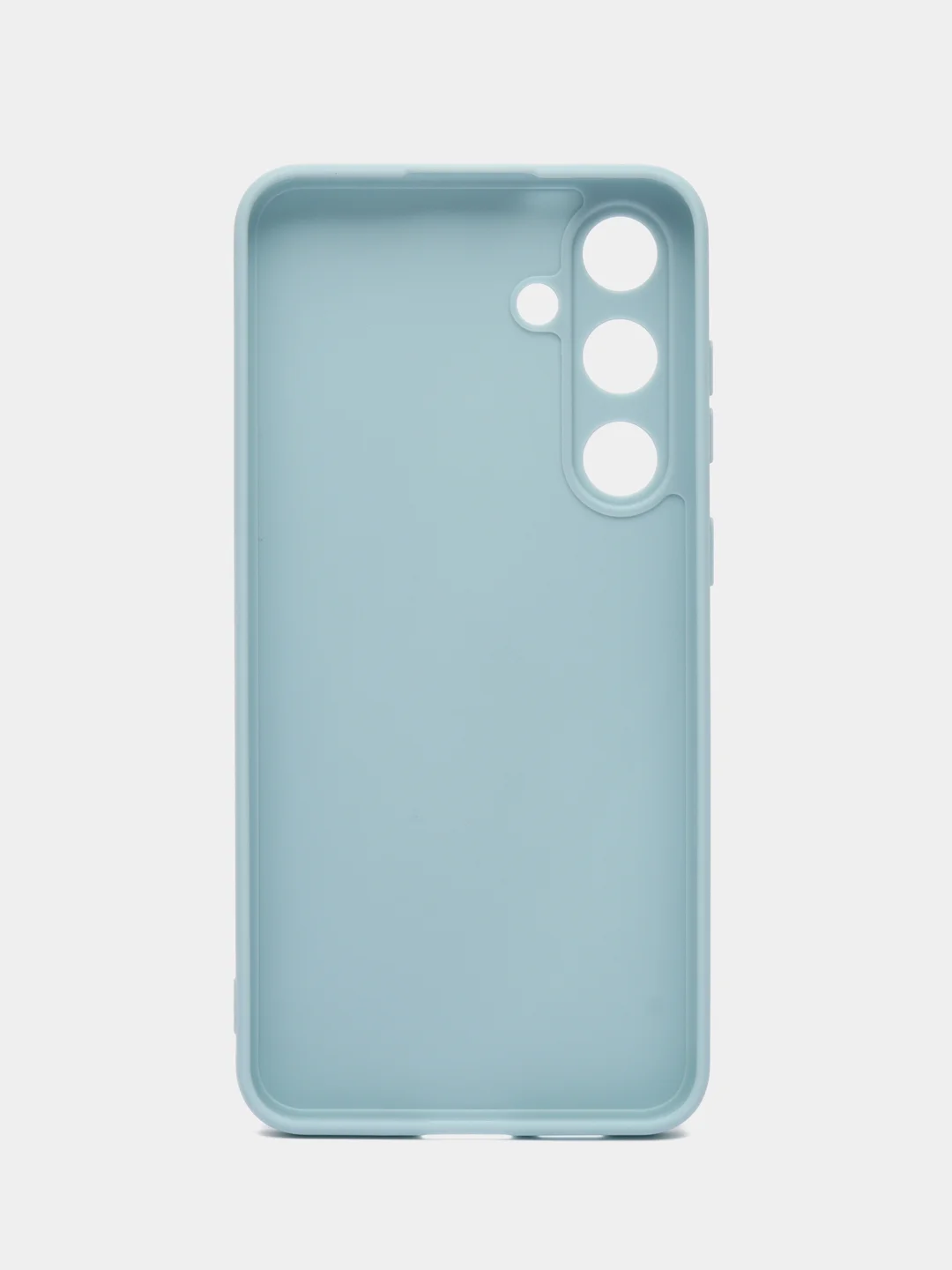 Светло-синий чехол для Samsung Galaxy S24 Plus 5G ( Самсунг С24 Плюс )силиконовый ,