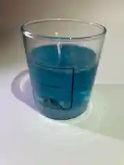 Алый гелевая ароматическая свеча для дома