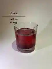 Алый гелевая ароматическая свеча для дома
