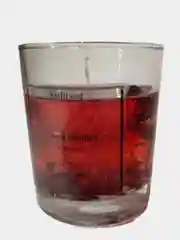 Алый гелевая ароматическая свеча для дома