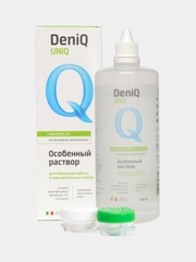 Раствор для контактных линз DeniQ UNIHYAL 360 мл, новая упаковка
