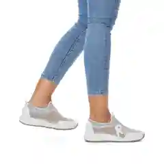 Белый кроссовки женские Rieker